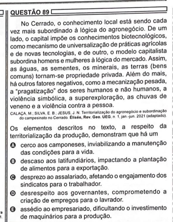 EMEM 2023 questao 89